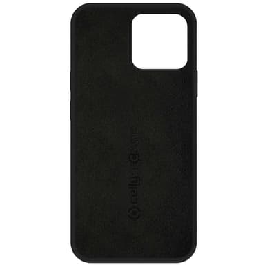Celly Cromo Soft -kotelo iPhone 13 musta
