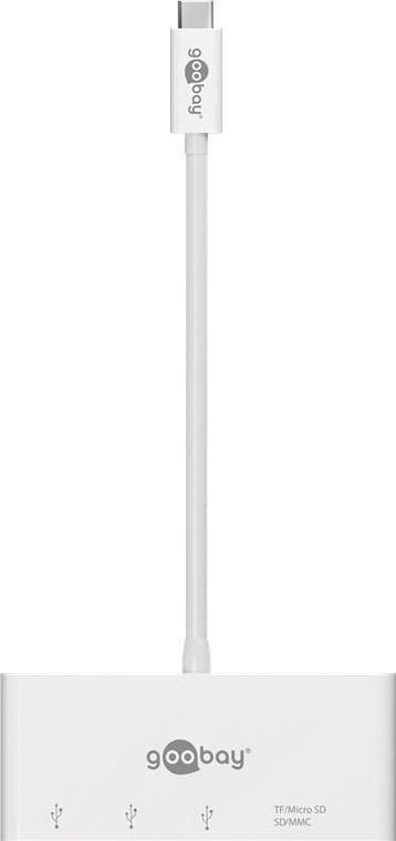 Goobay USB-C™-moniporttinen sovitin CardReader