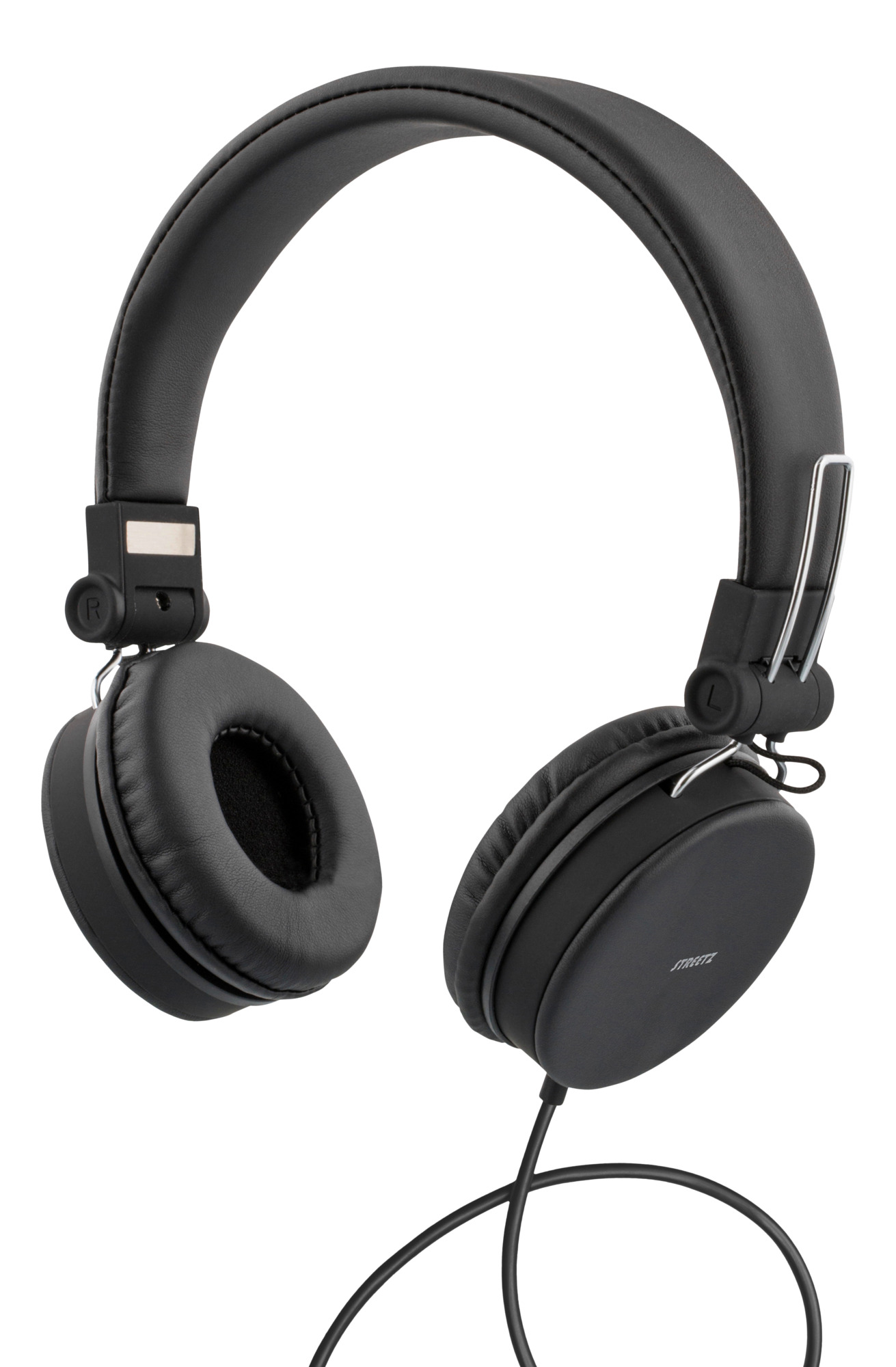 H300 Headphones with microphone, foldable, 3.5 mm, black