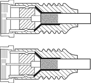 Goobay F-Quick SAT -antennikaapeli (80 dB), 2x suojattu