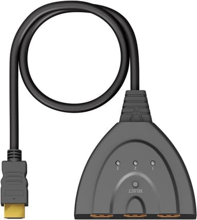 Goobay Manuaalinen HDMI™-kytkin 3–1 (4K   60 Hz)
