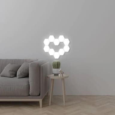 LED-seinävalaisin kuusikulmaisella kosketuksella 10 kpl
