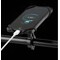 Silikon mobiltelefonhållare anti-shake positioneringsfäste Musta