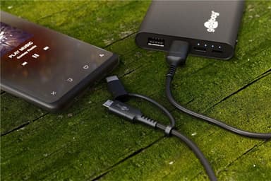 Goobay Charge & Sync -yhdistelmäkaapeli (USB A - Micro-USB & USB-C™)