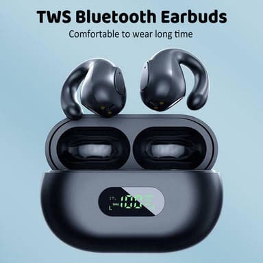 Langattomat nappikuulokkeet Bluetooth 5.3 Musta