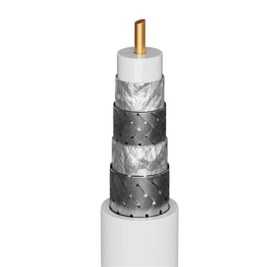 SAT-antennkabel (135 dB), 4x skärmad