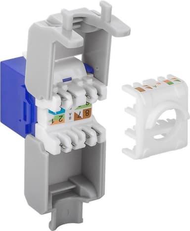 Keystone-modul RJ45 CAT 6A, UTP