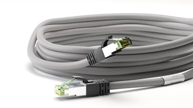 Goobay RJ45 (CAT 6A, 500 MHz) patch-kaapeli CAT 8.1 S / FTP-raakakaapelilla, 15294