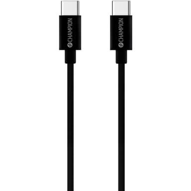 Champion USB-C-kaapeli 60W 1m musta