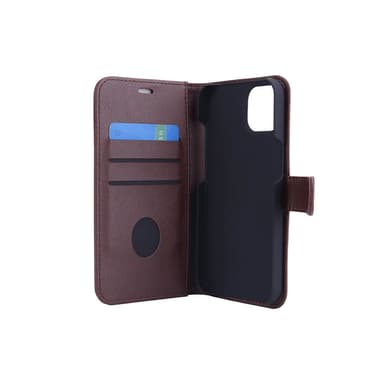 RADICOVER Strålningsskydd Mobilfodral PU iPhone 13 Flipcover Brun RFID