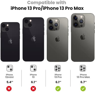 Linssisuojus iPhone 13 Pro / 13 Pro Max 3-pack Gold