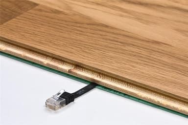 Goobay CAT 6 Flat-patch-kaapeli, U/UTP, valkoinen