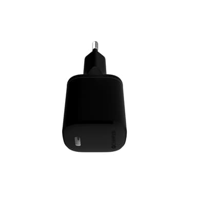 Champion Laturi 20W + USB-C Lightning-kaapeliin, musta