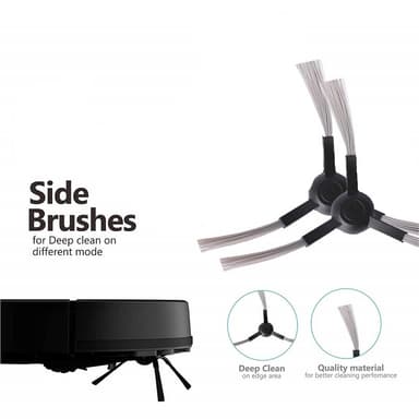 Vakuumersättningstillbehörssats 6 delar Xiaomi Robot Vacuum-Mop 2S / Mop P / Mop Pro / XMSTJQR2S / STYTJ02YM