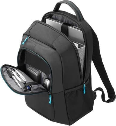 Dicota Spin Backpack, selkäreppu kannettaville, nylonia, 15,6"", musta