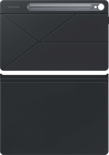 Samsung Tab S9/S9 FE Smart Book suojakotelo (musta)