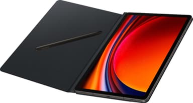 Samsung Tab S9/S9 FE Smart Book suojakotelo (musta)