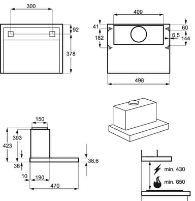Electrolux liesituuletin EFT50465OW