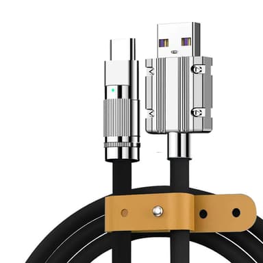 120W fet och förlängd Huawei Port Data Transfer Snabbladdningskabel Monivärinen 3 m
