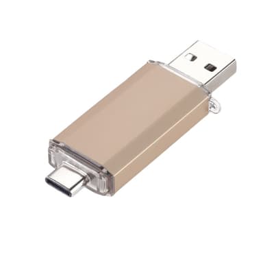 2-i-1 USB-minne med USB 3.0 och USB-C (64 GB) Kulta