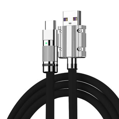 120W fet och förlängd Huawei Port Data Transfer Snabbladdningskabel Monivärinen 3 m