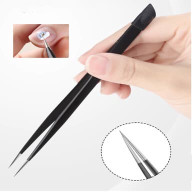 Nail Art Pinsetit kynsien koristeluun Musta