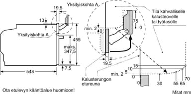 Bosch Serie 8 AccentLine yhdistelmähöyryuuni CSG958DB1 (Musta)