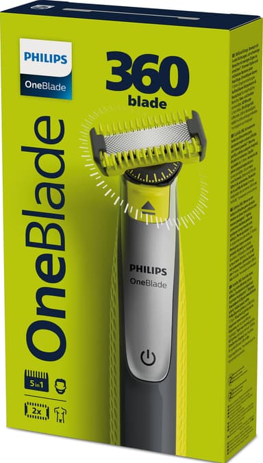 Philips OneBlade kasvo- ja vartalotrimmeri QP2834/20