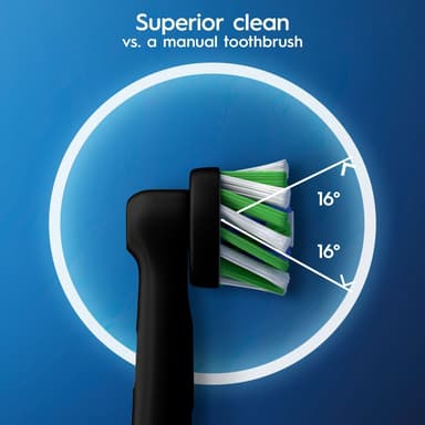 Oral-B CrossAction hammasharjan harjaspäät 325482 (musta)