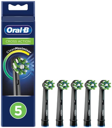 Oral-B CrossAction hammasharjan harjaspäät 325482 (musta)