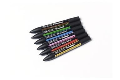 Winsor Promarker 6st, Mid Tones
