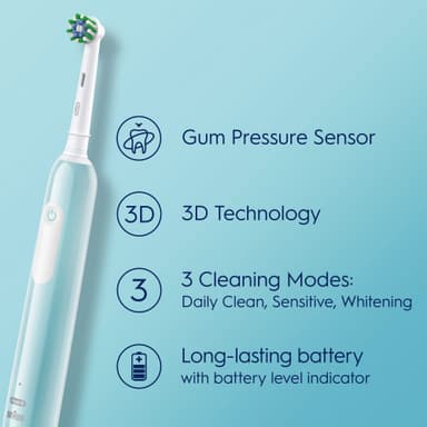 Oral-B Pro 1 sähköhammasharja tuplapakkaus 915016 (musta/turkoosi)