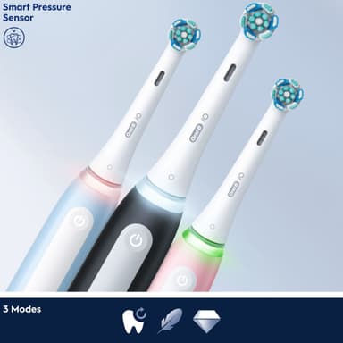 Oral-B iO3 Duo sähköhammasharjat 731659 (mattamusta/jäänsininen)