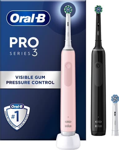 Oral-B Pro3 3900N sähköhammasharja 760277 (musta/pinkki)