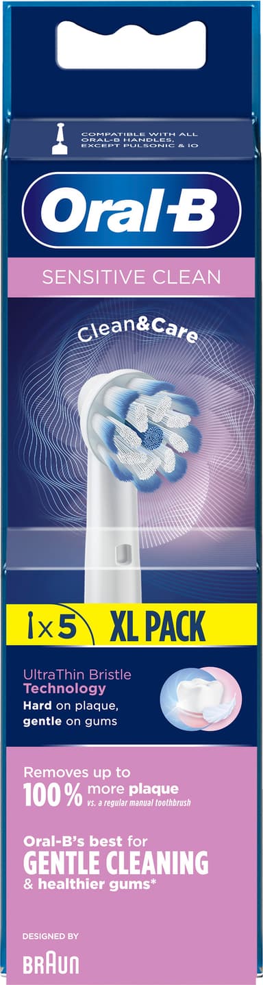 Oral-B Sensitive Clean harjaspäät 325635 (5 kpl)