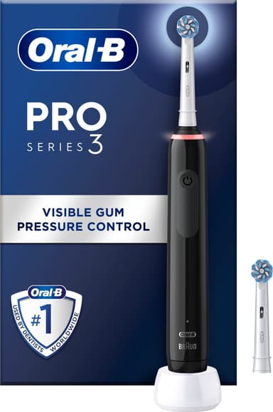 Oral-B Pro 3 sähköhammasharja (musta)