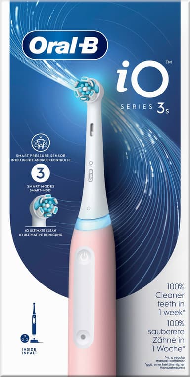 Oral-B iO3 sähköhammasharja 730843 (vaaleanpunainen)