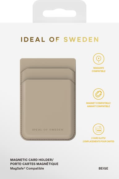 Ideal of Sweden MagSafe korttipidike (beige)