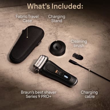 Braun Series 9 PRO+ parranajokone 9510s (musta)