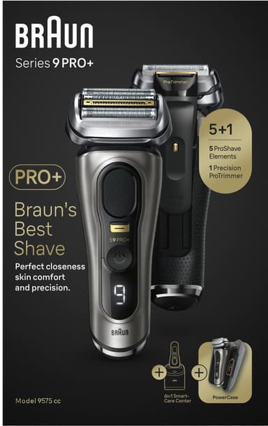Braun Series 9 PRO+ parranajokone 9575cc (grafiitti)