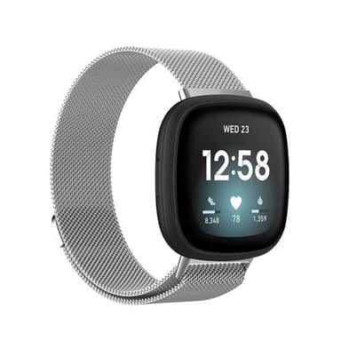 Mesh-ranneke Fitbit Versa 3 / Sense Hopea - Large