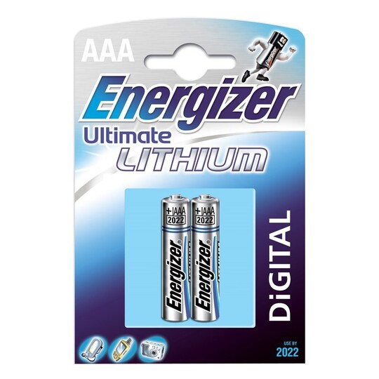 Energizer Ultra Lithium AAA-paristo (2 kpl)