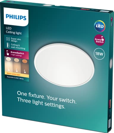 Philips Superslim kattovalaisin 18 W