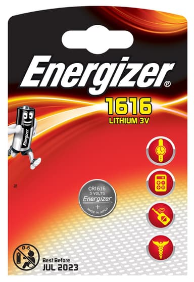 Energizer CR1616 Litium paristo 1 kpl