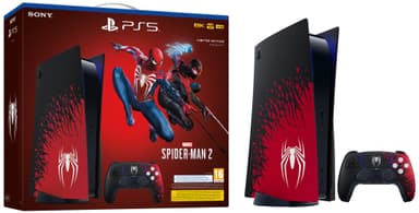 PlayStation 5 +Marvel's Spider-Man 2 Limited Edition pakkaus