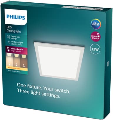 Philips Squared Touch kattovalaisin 12 W