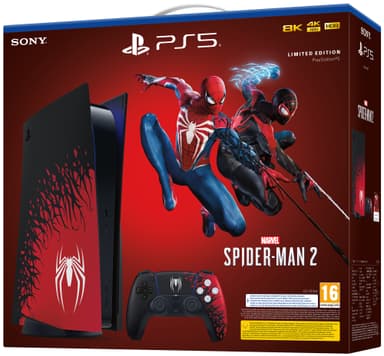 PlayStation 5 +Marvel's Spider-Man 2 Limited Edition pakkaus