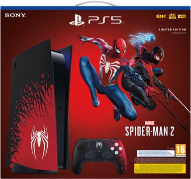 PlayStation 5 +Marvel's Spider-Man 2 Limited Edition pakkaus