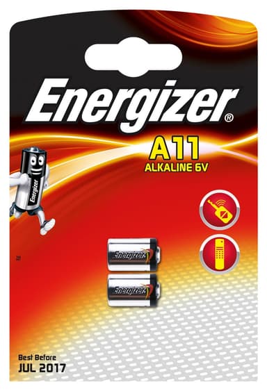 Energizer A11/E11A alkaliparisto (2 kpl)