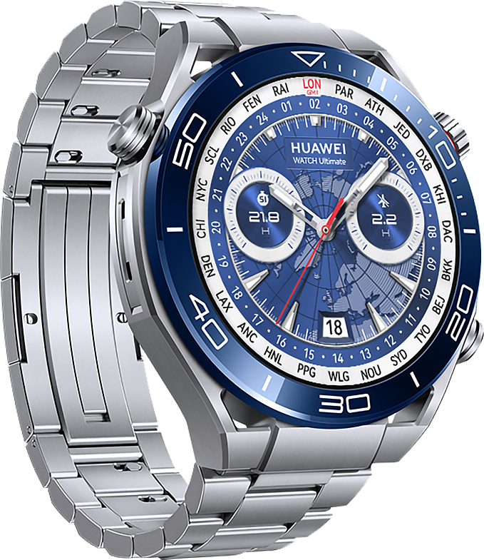 Huawei Watch Ultimate hybridiälykello (sininen)
